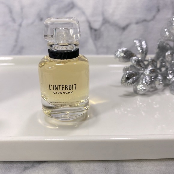 Givenchy L'Interdit EDP, Bold, Feminine, Elegant, NEW - Mini 0.3 oz. 10 ml. - Picture 2 of 9